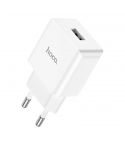 هوكو C106A شاحن 10.5 واط مع كابل USB-A إلى Type-C - أبيض