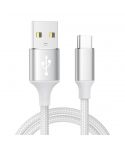 كابل مومو USB إلى Type-C شحن سريع 3 أمبير، 1.2 متر، MO-011014 - أبيض
