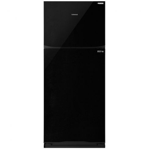Tornado Refrigerator, 396 Liters, 2 Door, Inverter, No Frost, RF-480TV-BK - Black
