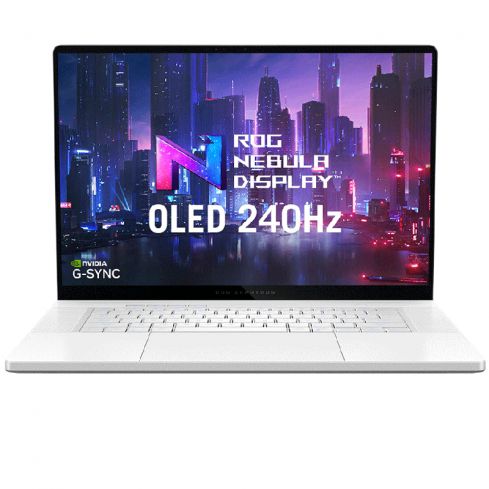  أسوس روج زفيروس G16، معالج AMD Ryzen™ AI 9 HX 370، رامات 32 جيجابايت، SSD 1 تيرابايت، NVIDIA® GeForce RTX™ 4070، شاشة 16 بوصة، ويندوز 11، GU605WI-R9321G - أبيض