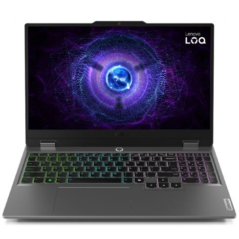  لينوفو LOQ 15IRX9 لابتوب ألعاب، معالج Intel® Core™ i7-14700HX، 16 جيجابايت، SSD 1 تيرابايت، NVIDIA® GeForce RTX™ 4060 سعة 8 جيجابايت، 15.6 بوصة FHD، Windows 11، 83DV00VMED - رمادي 