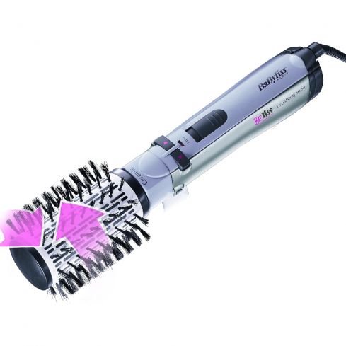 Babyliss Electric Hair Straightening Brush, 2735E - Silver