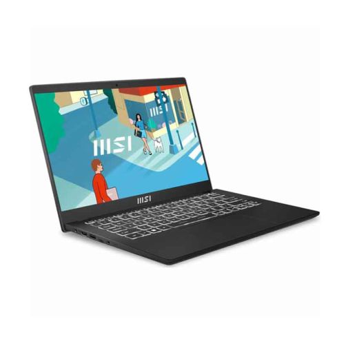 MSI Modern 14 C12MO Intel® Core™i3-1215U RAM 8GB ,256 GB , UHD , 14" FHD - Black