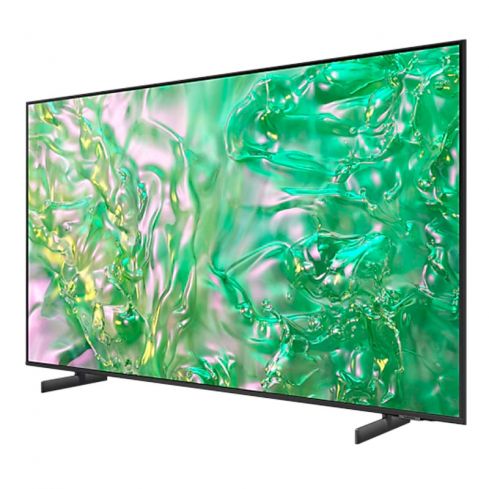  سامسونج تلفزيون 50 بوصة كريستال UHD 4K سمارت، 50DU8000 - أسود + حامل هديه مجانيه
