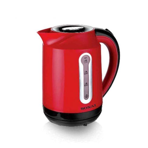 Sonai Kettle  ,2200 Watt ,1.7L - Red - MAR-3000