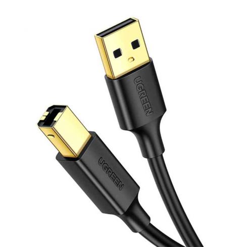 يوجرين كابل طباعة USB 2.0 AM الى BM Print طول 5 متر ، 10352 - اسود